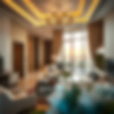 Elegant Apartment Interior in Al Mamzar Luxurious apartment interior showcasing contemporary design