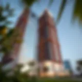 Stunning exterior view of Al Mas Tower showcasing its modern design