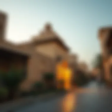 Traditional architecture reflecting the cultural heritage of Al Seef