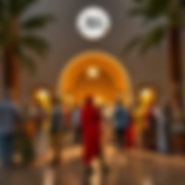 Community Engagement at Ansar Gallery Vibrant community gathering outside Ansar Gallery