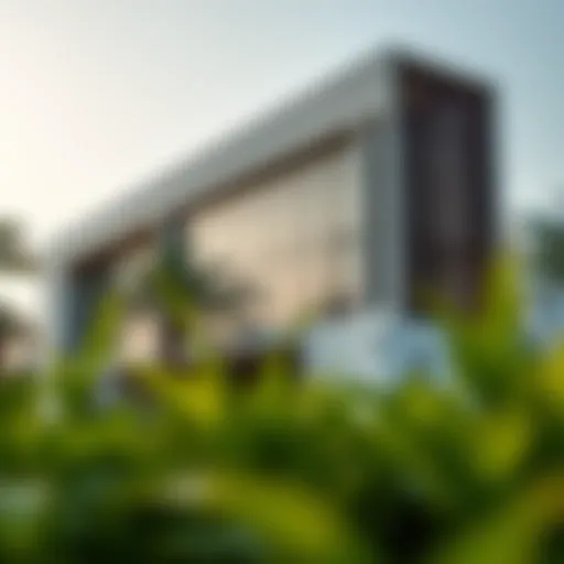 Exterior view of Ansar Gallery showcasing its modern architecture