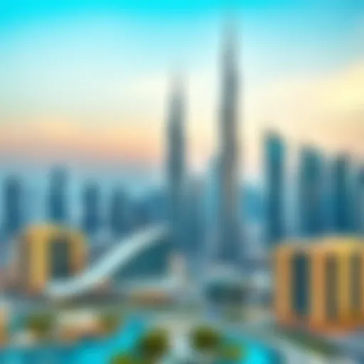 Stunning view of Dubai's skyline featuring iconic skyscrapers