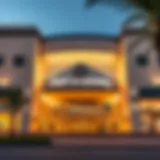 Stunning facade of the Art of Living Mall showcasing modern architecture