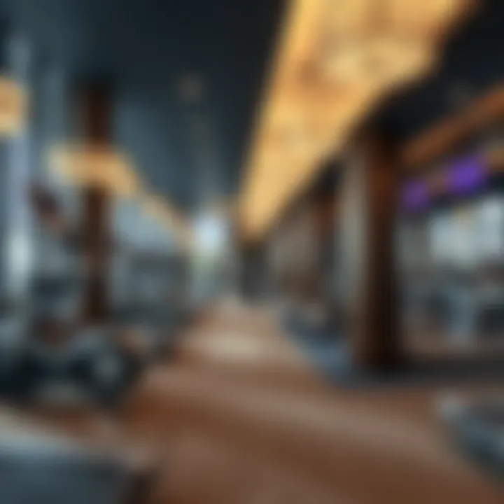 Modern fitness center inside Ascott Park Place