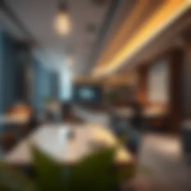 Innovative Office Spaces in Building 7 Interior workspace highlighting innovative office design