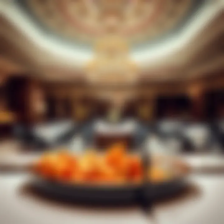 Diverse gourmet dining options at Caesar Palace Dubai