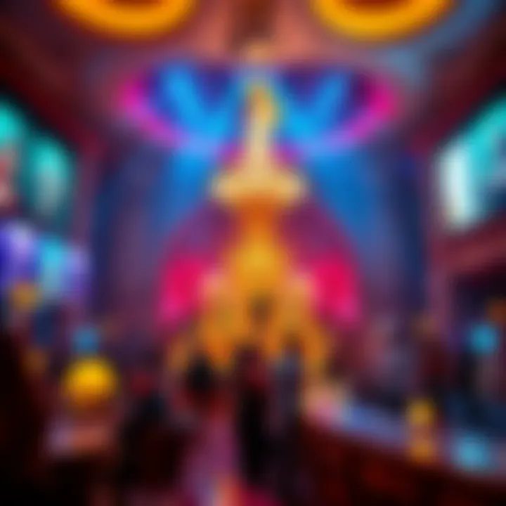 Vibrant entertainment scene at Caesar Palace Dubai