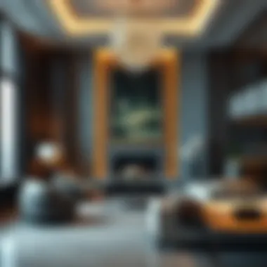 Luxury Living in Cayan Tower Luxurious interior features of Cayan Tower apartments