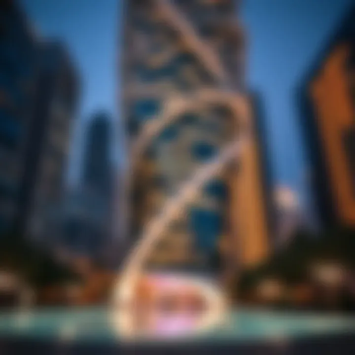 The Iconic Twist of Cayan Tower Twisting architectural design of Cayan Tower