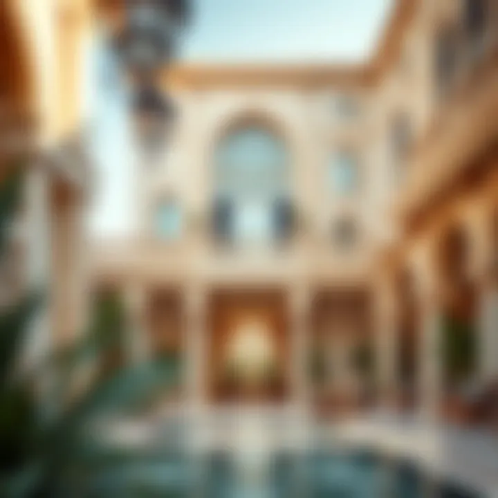Grand architectural design of a classic Dubai property