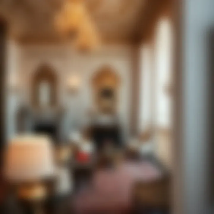 Interior showcasing luxurious details in a historic Dubai property