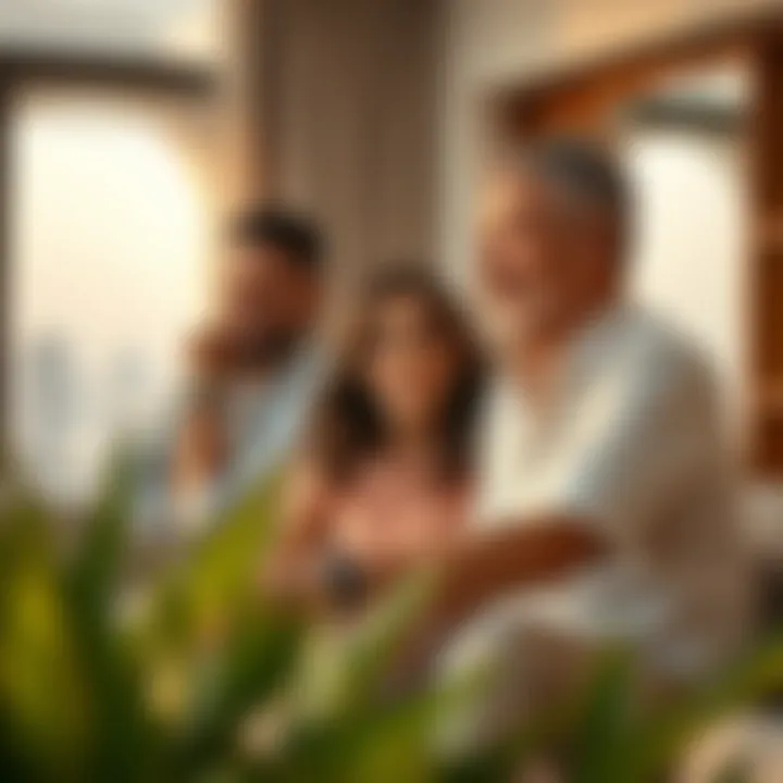 An expatriate family enjoying life in Dubai, highlighting lifestyle aspects