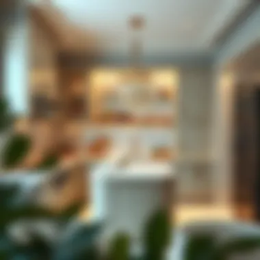 Luxurious kitchen renovation featuring elegant fixtures and finishes