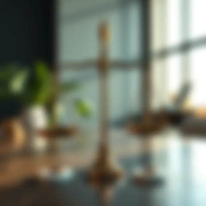 An abstract illustration representing legal scales and employment