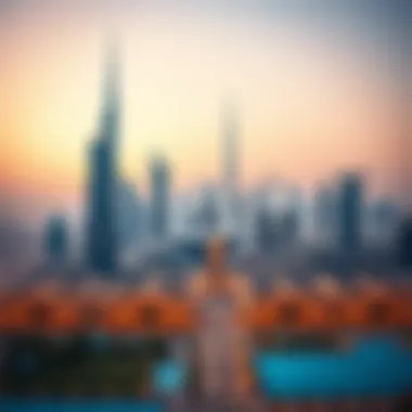 Stunning view of Dubai skyline showcasing luxury properties