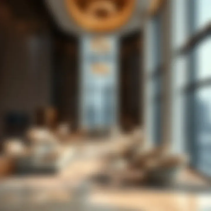 Interior design showcasing the luxurious features of D1 Tower