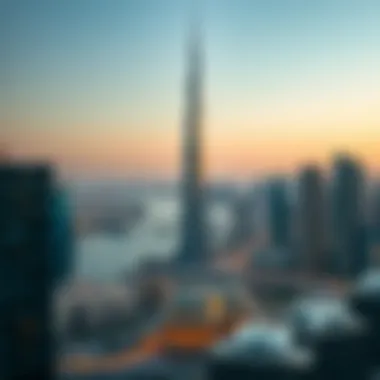 Panoramic view of Dubai showcasing Creek Tower's integration in the skyline