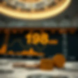 Visual representation of currency exchange rates