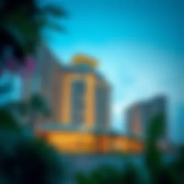 Exterior view of Damac Executive Heights showcasing its architectural design