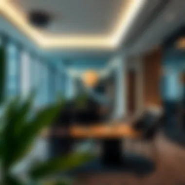 Modern office space within Damac Executive Heights