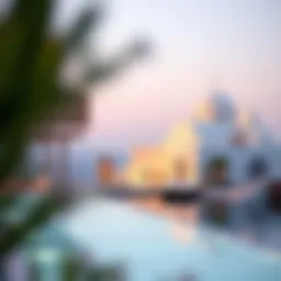 Stunning view of Damac Lagoons Santorini architecture