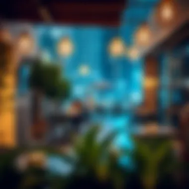 Community Dining Experience in Uptown Mirdif A cozy outdoor seating area highlighting the community dining experience