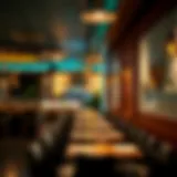 Vibrant Restaurant Ambiance in Uptown Mirdif A vibrant ambiance showcasing a popular restaurant in Uptown Mirdif