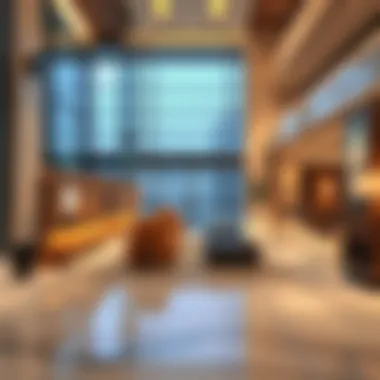 Interior shot displaying modern amenities of Al Wasl Building