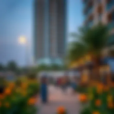 Community Life Near Donna Tower Vibrant community life surrounding Donna Tower