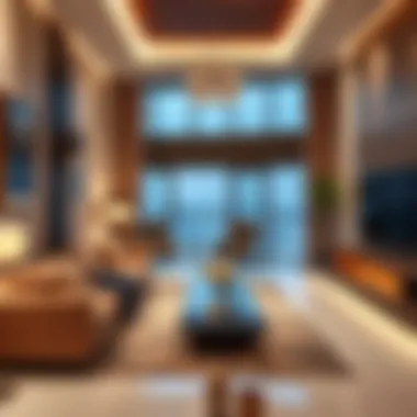 Luxurious Living Spaces at Donna Tower Luxurious interiors of a residential unit in Donna Tower