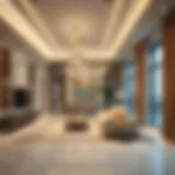 Elegant interior design of Dubai Hills Maple