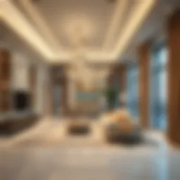 Elegant interior design of Dubai Hills Maple