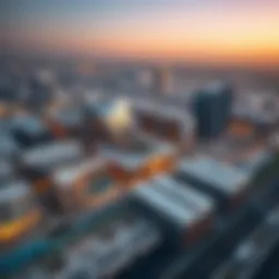 Aerial view of Dubai Silicon Oasis showcasing its modern architecture