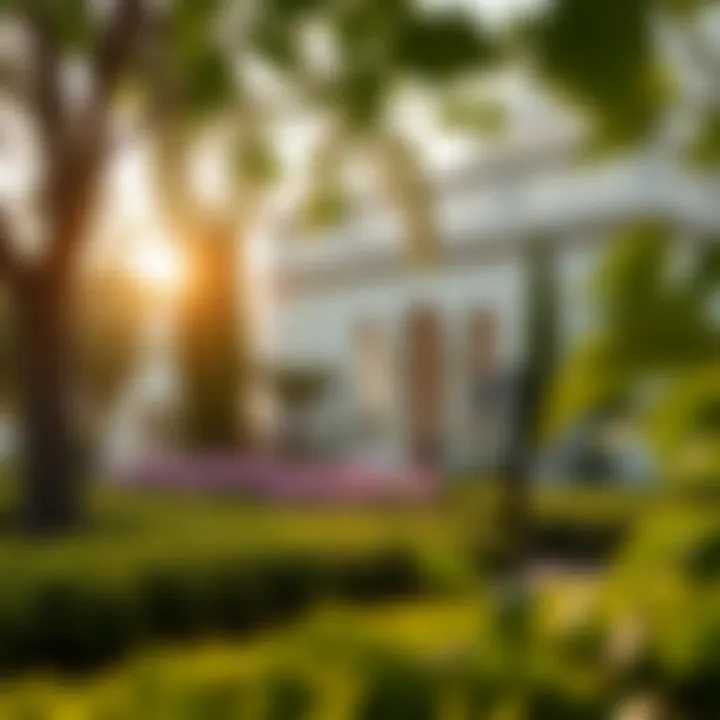 A beautifully maintained garden, enhancing property value.