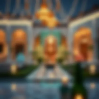 A luxurious property decked out for Eid festivities