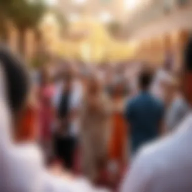 A vibrant community gathering in Dubai for Eid ul Fitr
