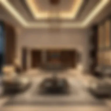 Spacious interior layout of a residence at Elz Residence