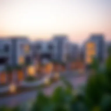 Luxurious view of Emaar Oasis community showcasing modern architecture