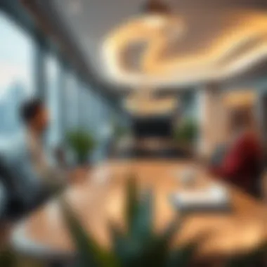 Navigating Residency Regulations in Dubai Professional meeting in a modern office setting