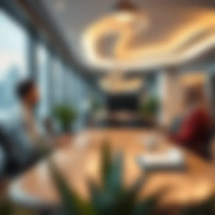 Navigating Residency Regulations in Dubai Professional meeting in a modern office setting