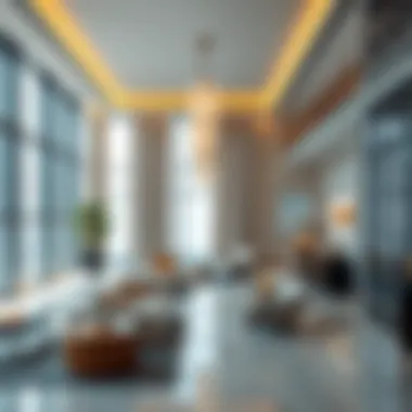 Modern Interior of Al Bakhit Tower Interior space highlighting modern amenities of Al Bakhit Tower