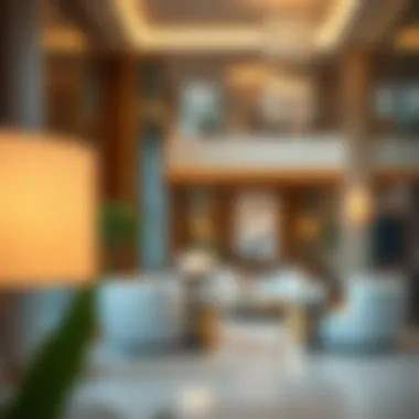 Luxurious interior amenities within Al Bustan Residence highlighting comfort and style.