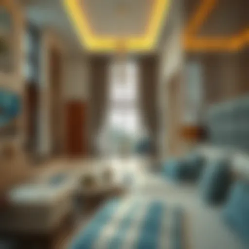 Luxurious Interior of Al Marjan Apartments Luxurious interior of a furnished apartment in Al Marjan