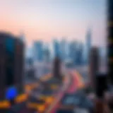 Stunning skyline view of Dubai showcasing residential and commercial properties