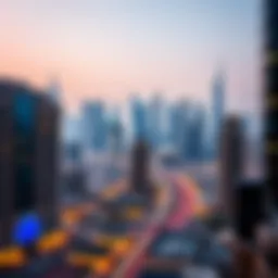 Stunning skyline view of Dubai showcasing residential and commercial properties