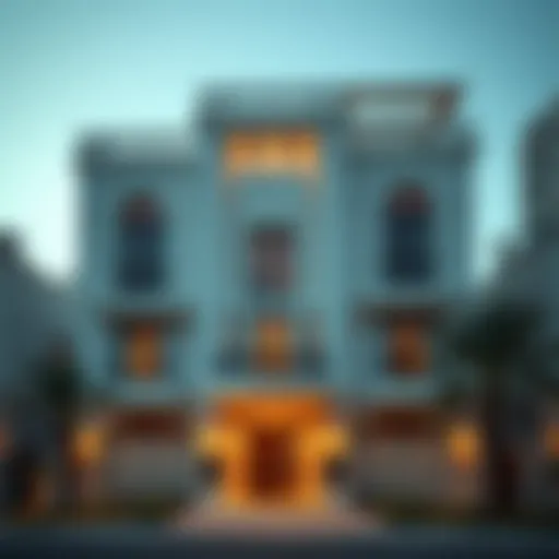 Architectural Marvel of Arabella Townhouse Elegant architecture of Arabella Townhouse in Dubai