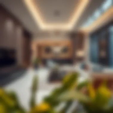 Modern interiors of a townhouse in Arabella