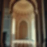 Intricate geometric patterns in Arabic architecture