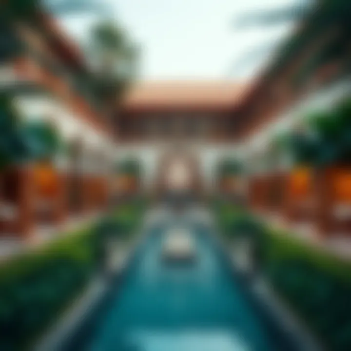 Lush gardens inspired by Arabic architectural designs