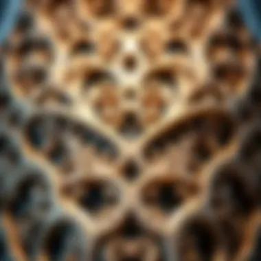 Intricate Design Features of Bin Kamel Tower Close-up of the intricate design features of Bin Kamel Tower